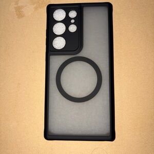 Samsung S23 Ultra Clear Thin MagSafe Compatible Phone Case magnetic mate